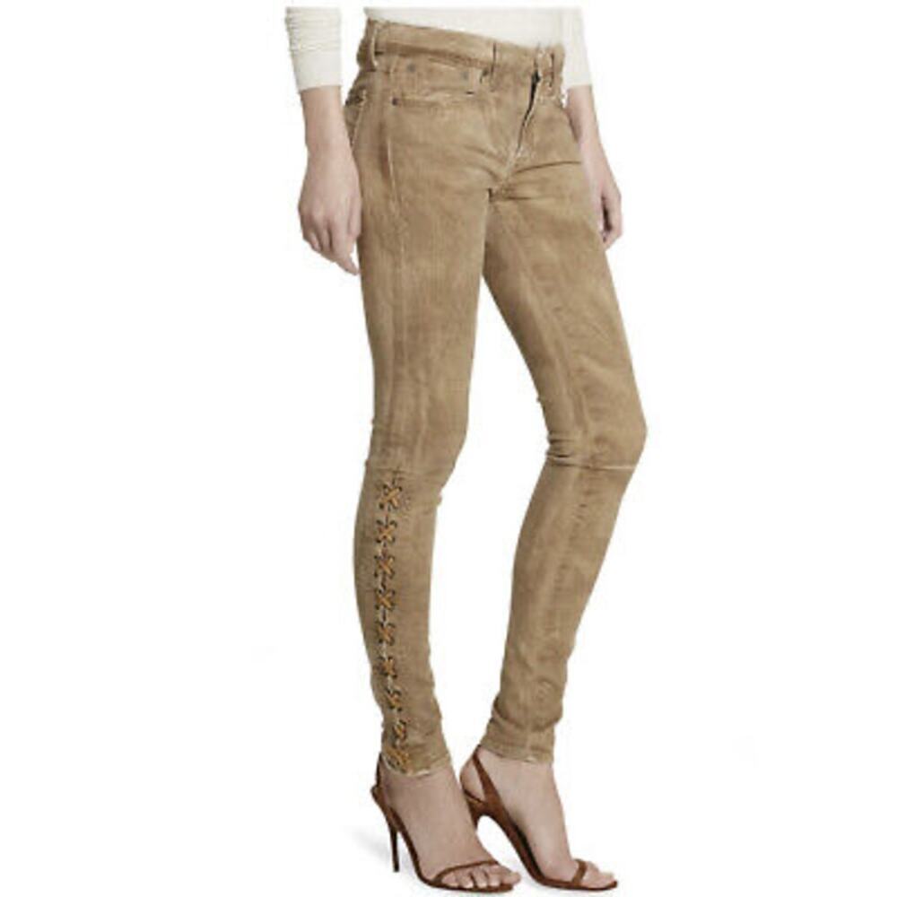 Vintage Women’s POLO RALPH LAUREN Cowboy Tompkins Skinny jeans Sz 30 - Picture 7 of 7